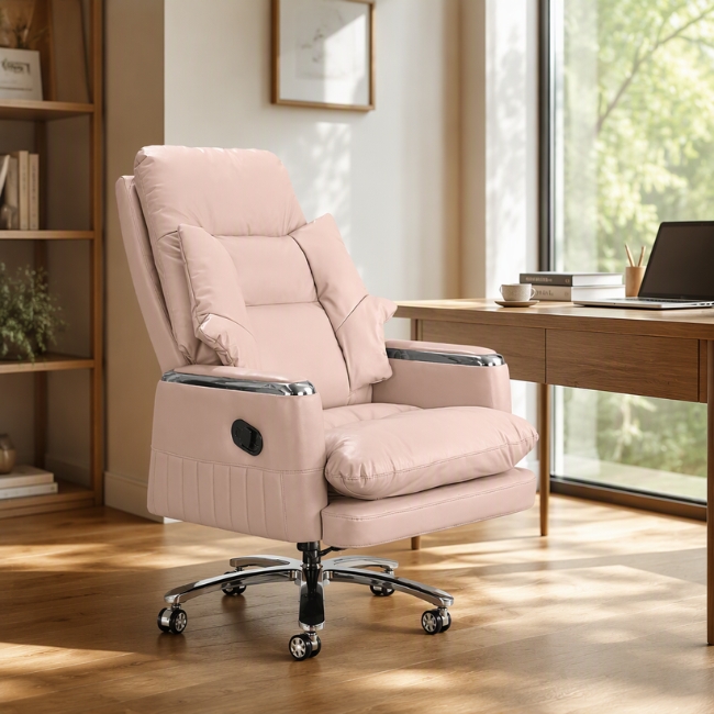 Ghế giám đốc luxury ngả lưng có gác chân bọc da PU: SG - 2417 - $hienthicat